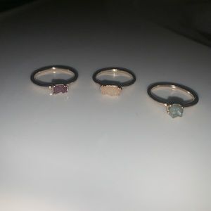 crystal rings